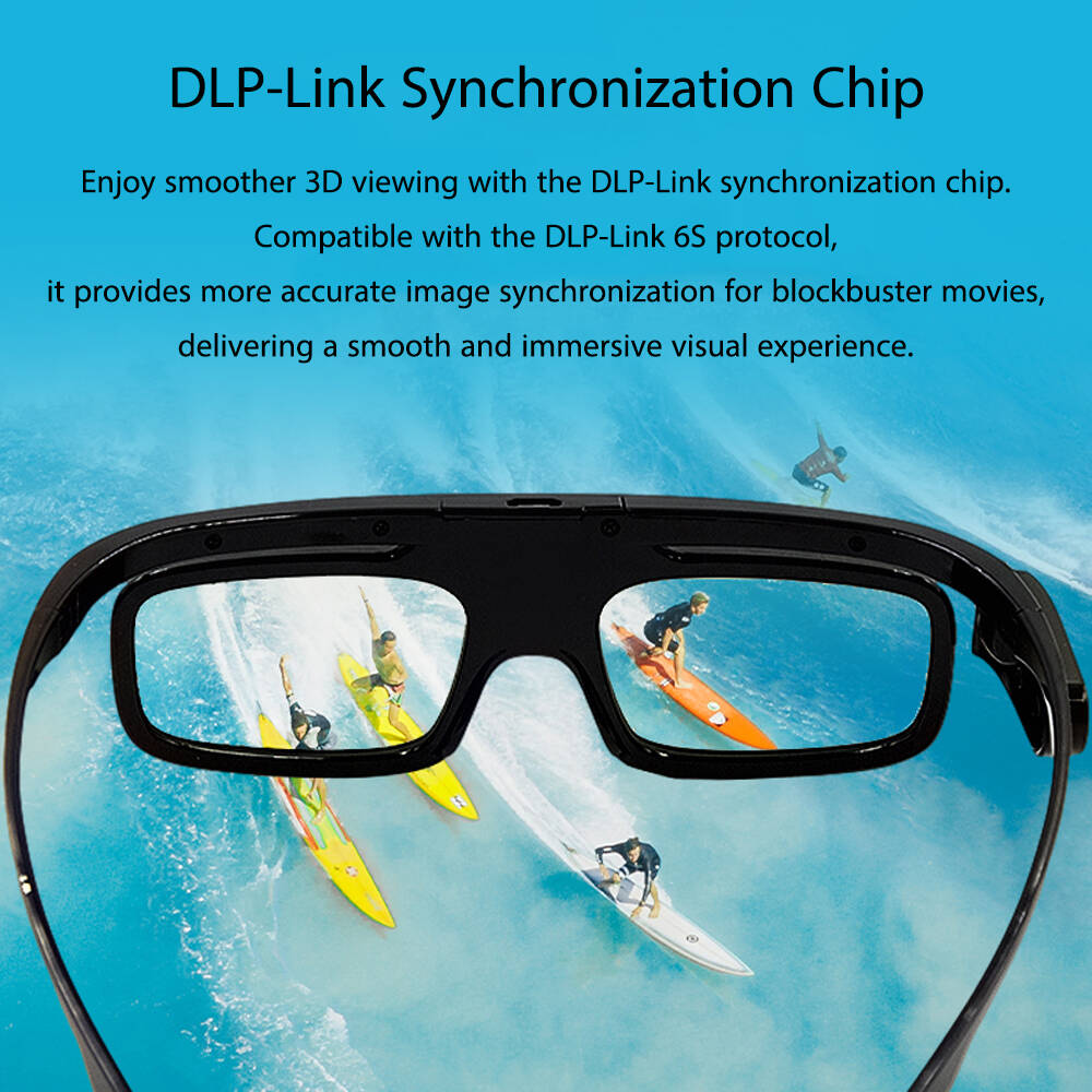 Dangbei Projector Accessories  - đánh giá và giá Active 3D Glasses Dlp Link Projector
