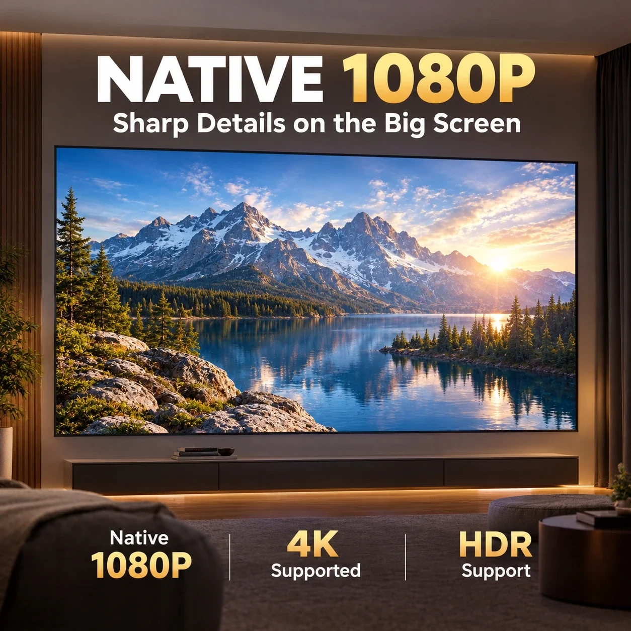 New A9S 4k 4000ANSI Projector  - đánh giá và giá Auto Focus Keystone Correction Projector